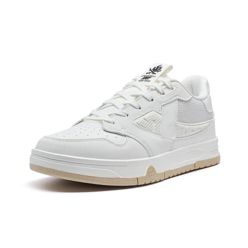 XTEP Thunder Dance STEP 1 Lightweight Low Top Skateboard Shoes Women's Sail White-2