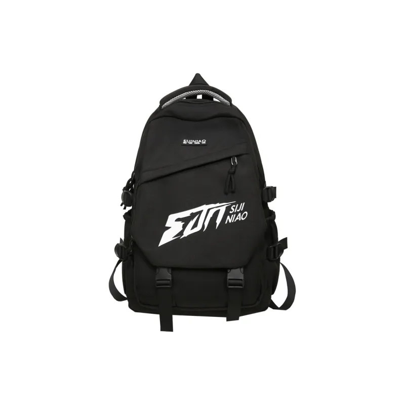 DCLOUD Nylon Backpack Unisex Black/Red/Gray/White/Blue-0