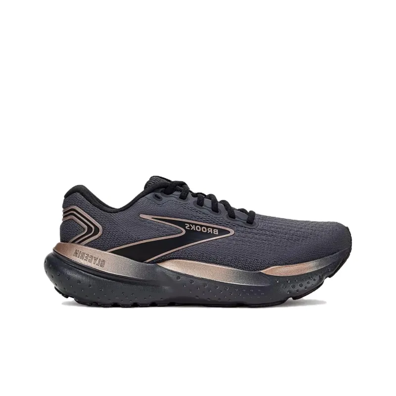 Brooks Cushioning, Slip Resistant, And Abrasion Resistant Low Top Long Distance Running Shoes Unisex Black-1