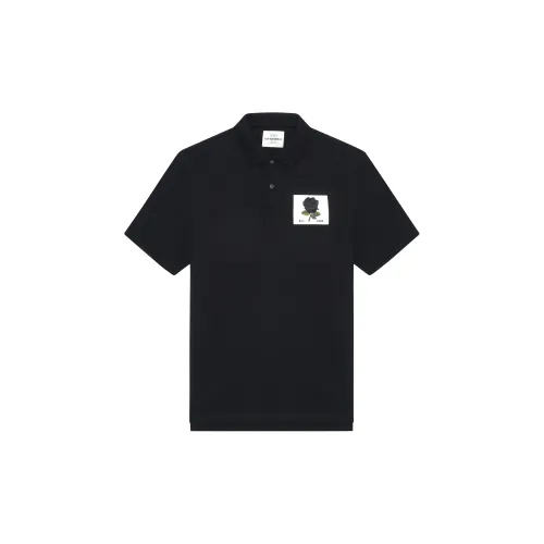 KENT&CURWEN Rose Collection Polo Shirts Men Black