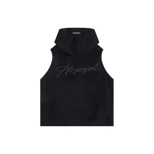 Atry Flower Body LOGO Series Vests Unisex Black