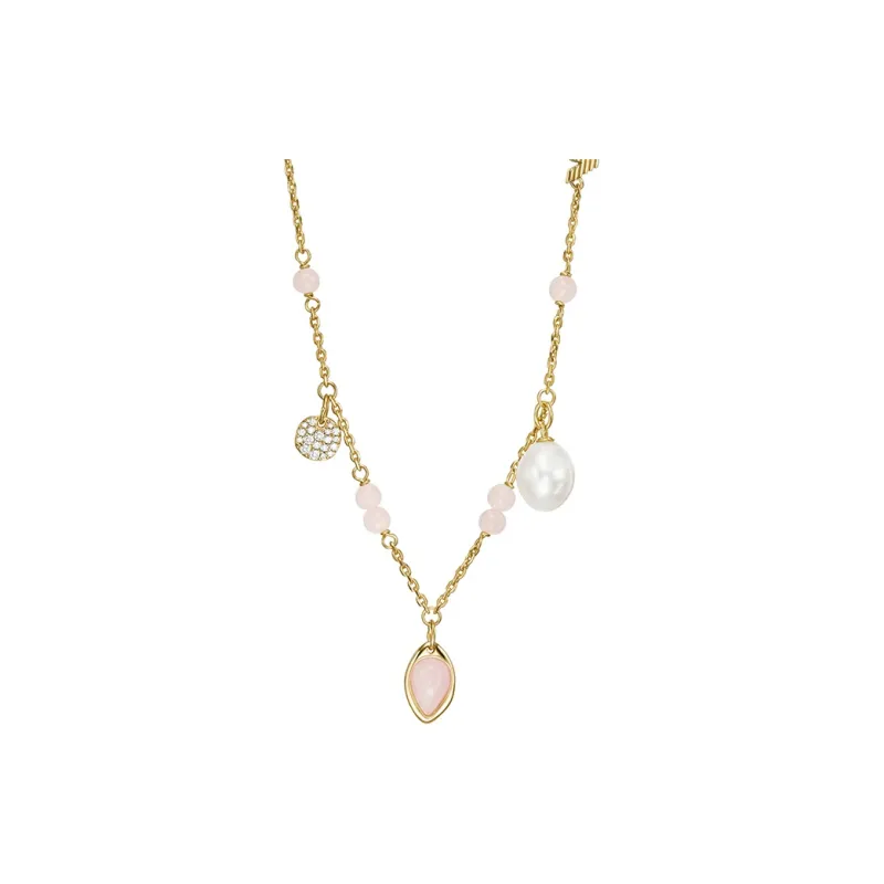 EMPORIO ARMANI Freshwater Pearl Necklaces Women's Gold/White-0