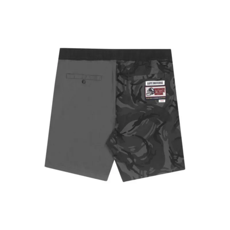 Aape Casual Shorts Unisex Black-1