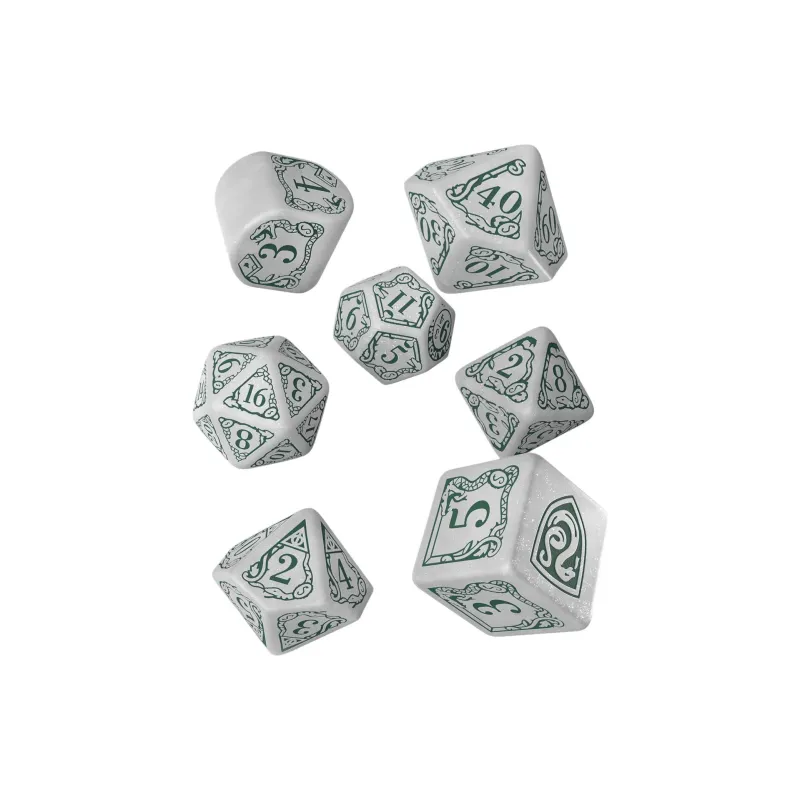 Q WORKSHOP Harry Potter Slytherin White Dice Board Games-1