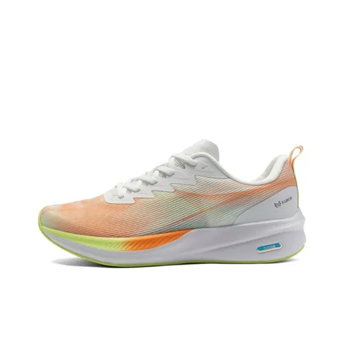 LPMX Running Shoes Women's Low-Top Neon Orange Yellow/Olympic Edition