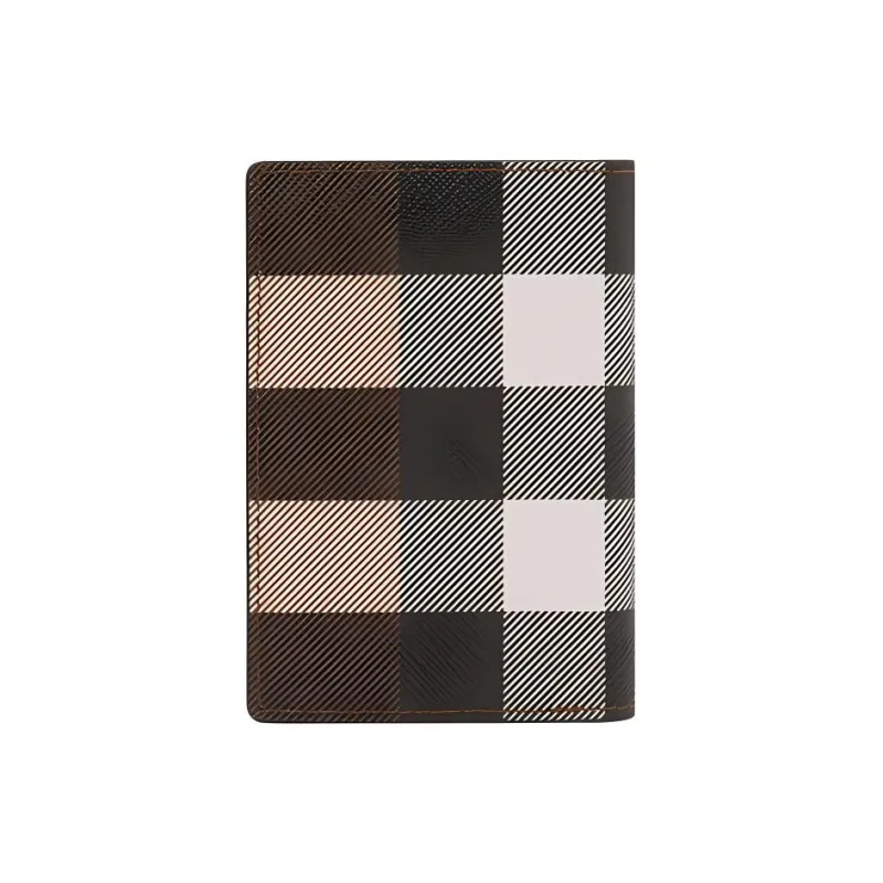 Burberry Leather Card Holder Men's Dark Birch Brown-2