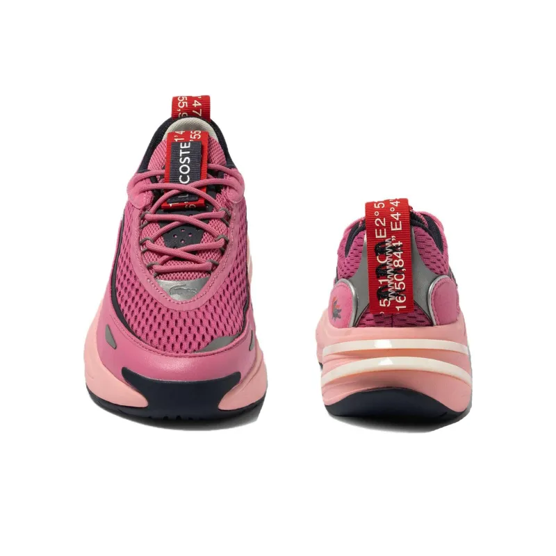 LACOSTE Odyssa Low Top Casual Shoes Women's Pink-3