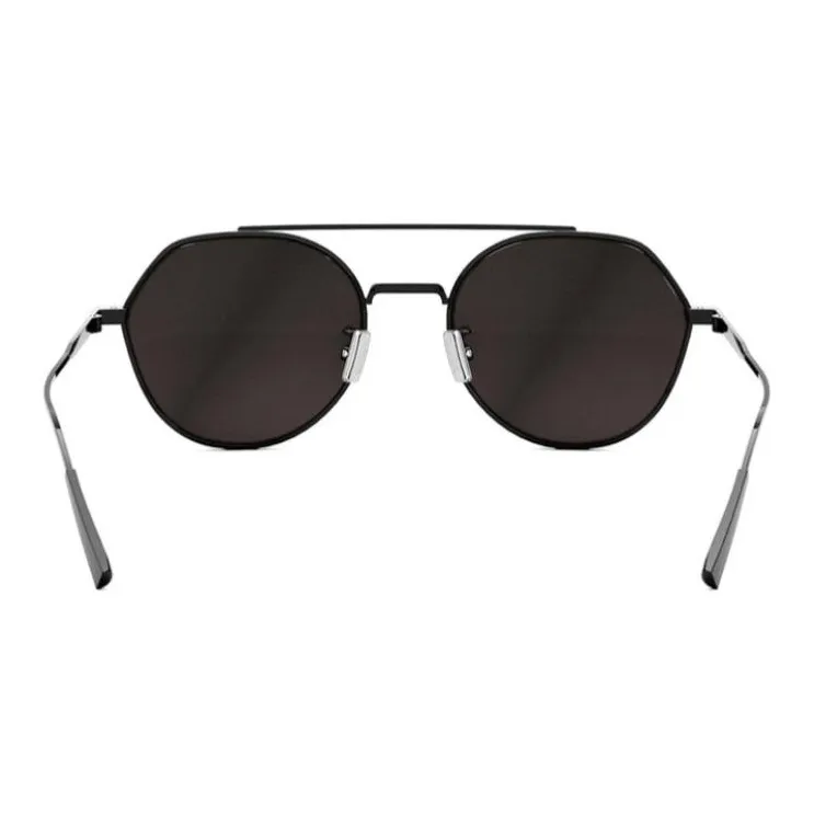 DIOR Round Sunglasses Women's Black-3