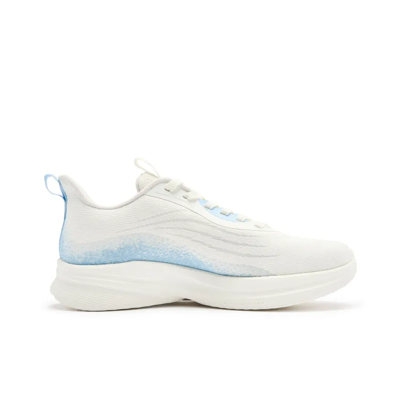 QIAODAN Light LITE Cushioning, Slip Resistant, And Abrasion Resistant Low Top Casual Running Shoes Men's Ivory-1