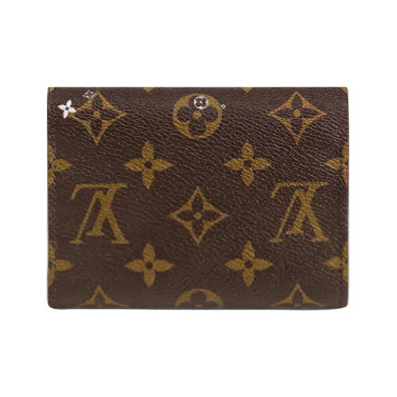LOUIS VUITTON Victorine Wallet Monogram Vivienne Courchevel Fuchsia Lining-2