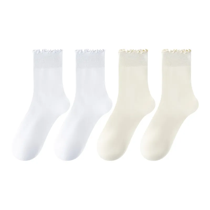 XXLLG Mid Calf Socks Women's 4 Pack-6