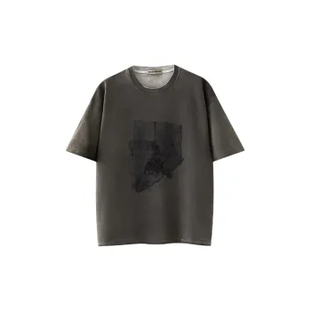 Organic Emotion T Shirt Unisex Washed Gray