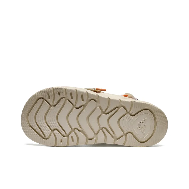 Kappa Jungle Lion Collection Beach Sandals Unisex Beige Yellow-5