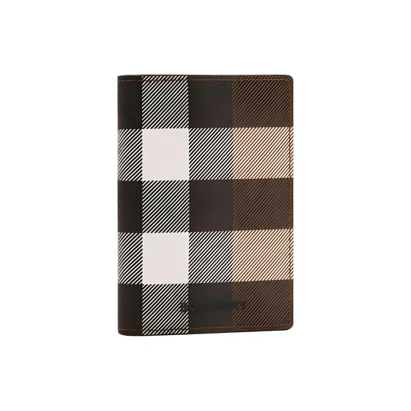Burberry Leather Card Holder Men's Dark Birch Brown-1