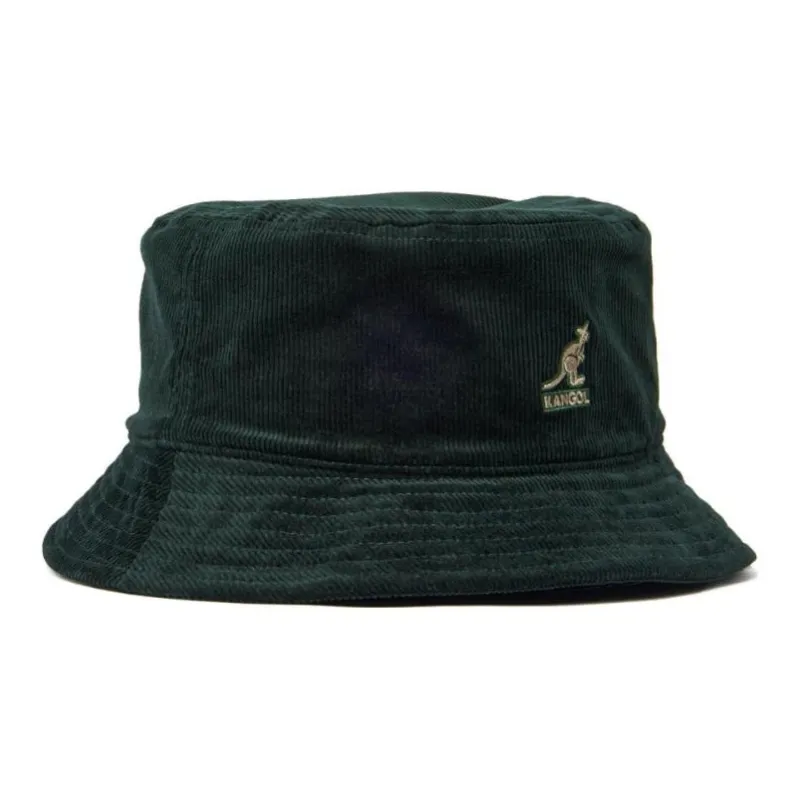 KANGOL Corduroy Cotton Fabric Bucket Hats Men's Green-0