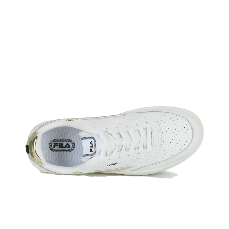 FILA Sevaro F WM Cushioning Wear Resistant Low Top Casual Shoes Women's White Gold-2