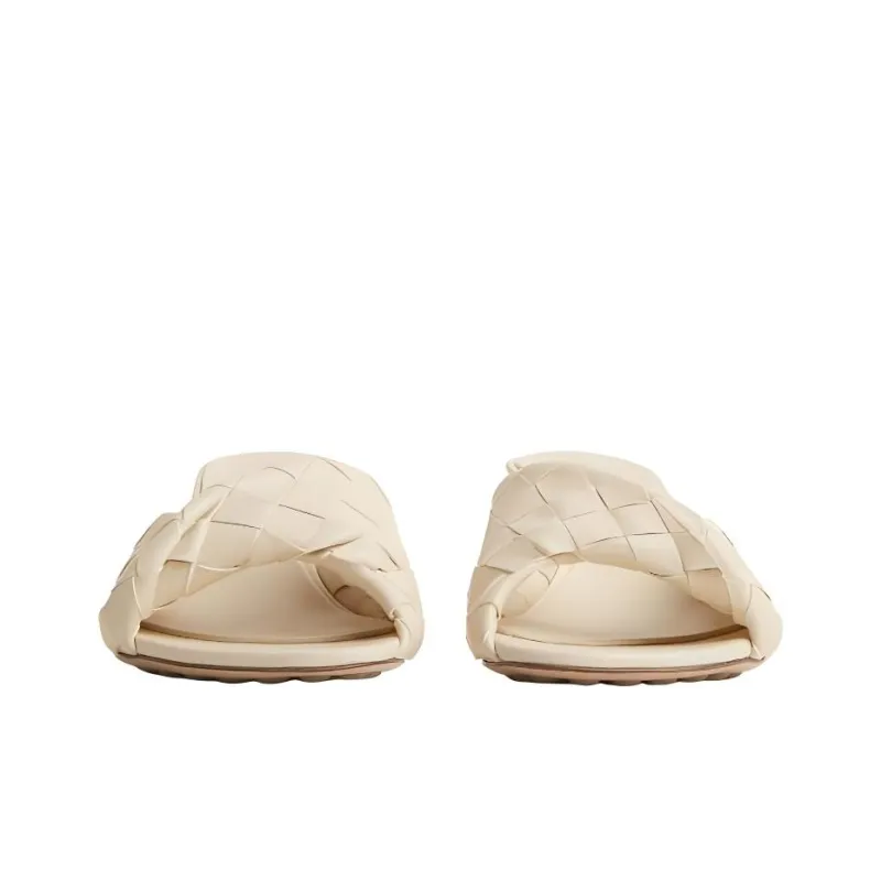 Bottega Veneta Blink Slide Slippers Women's Beige-2