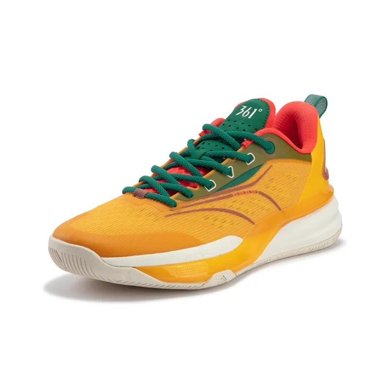 361° DVD 1.5 Basketball Shoes Men Low Top Vintage Yellow/Terracotta-1