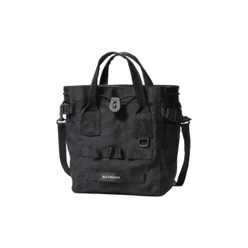 Balenciaga Army Recycled Nylon Portable Crossbody Bag Shoulder Bag Men's Black