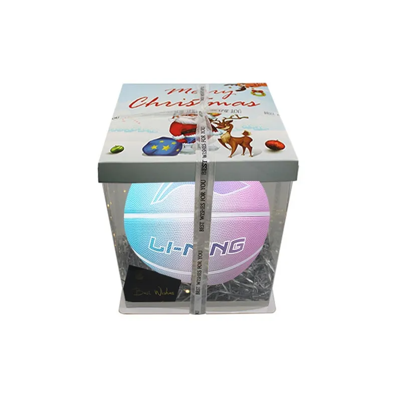 LiNing Rubber Basketball Blue Pink Size 5 Size 7 Training Unisex-10