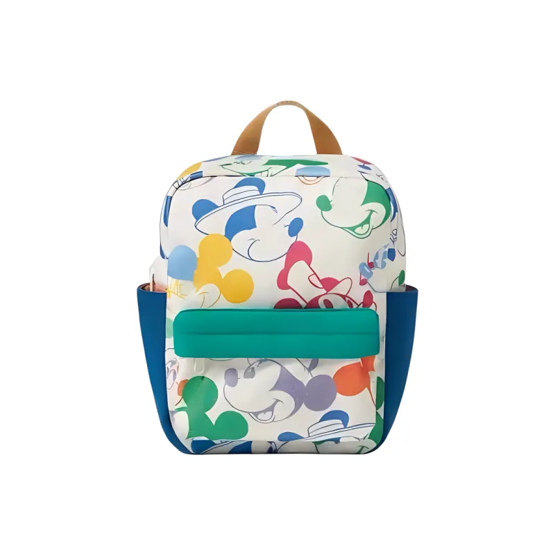 Disney Canvas Wear Resistant Backpack Regular Unisex Green-1