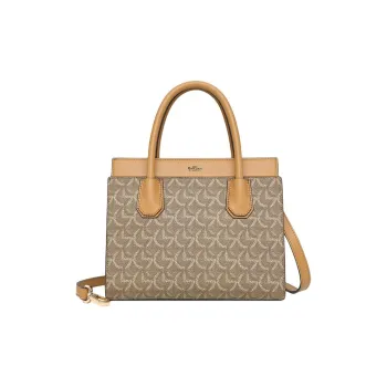 GOLDLION PVC Birkin Bag Shoulder Bag Crossbody Bag Handbag Small Size Unisex Khaki/Apricot/Brown