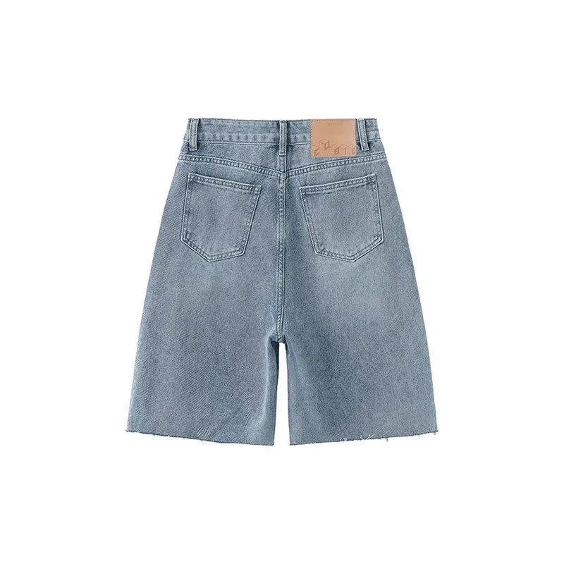Cubic Denim Shorts Women's-6