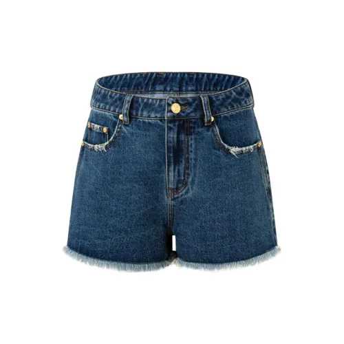 DIANA VEVINA Denim Shorts Women's Blue