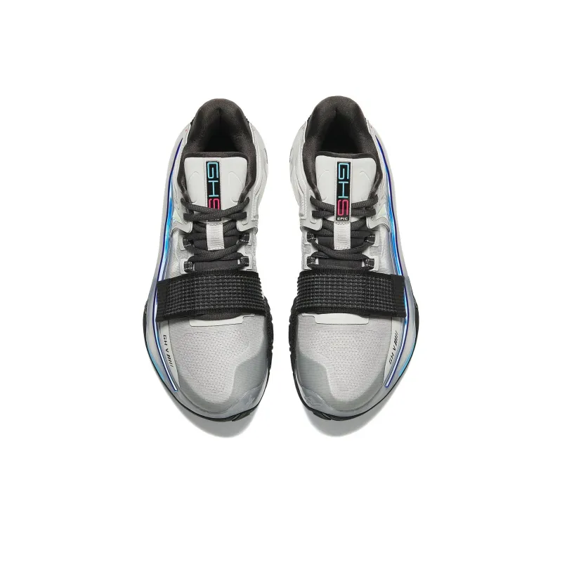 Anta GH5 Cushioning Rebound Low Top Basketball Shoes Men's Microchip Gray-3