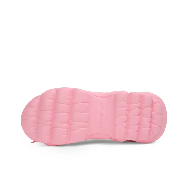 ZERO COSMOS Breathable Height Increase Low Top Chunky Sneakers Unisex Pink-4