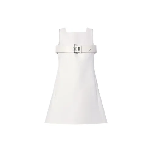 LOUIS VUITTON Sleeveless Dresses Women's White