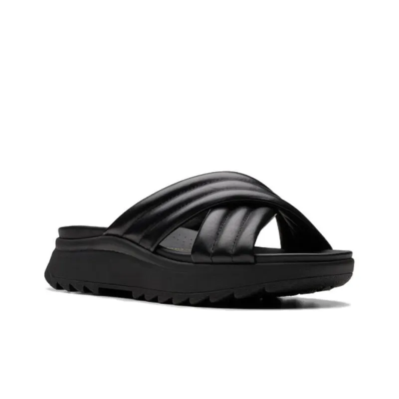 Clarks EVA Slide Slippers Women's Black-2