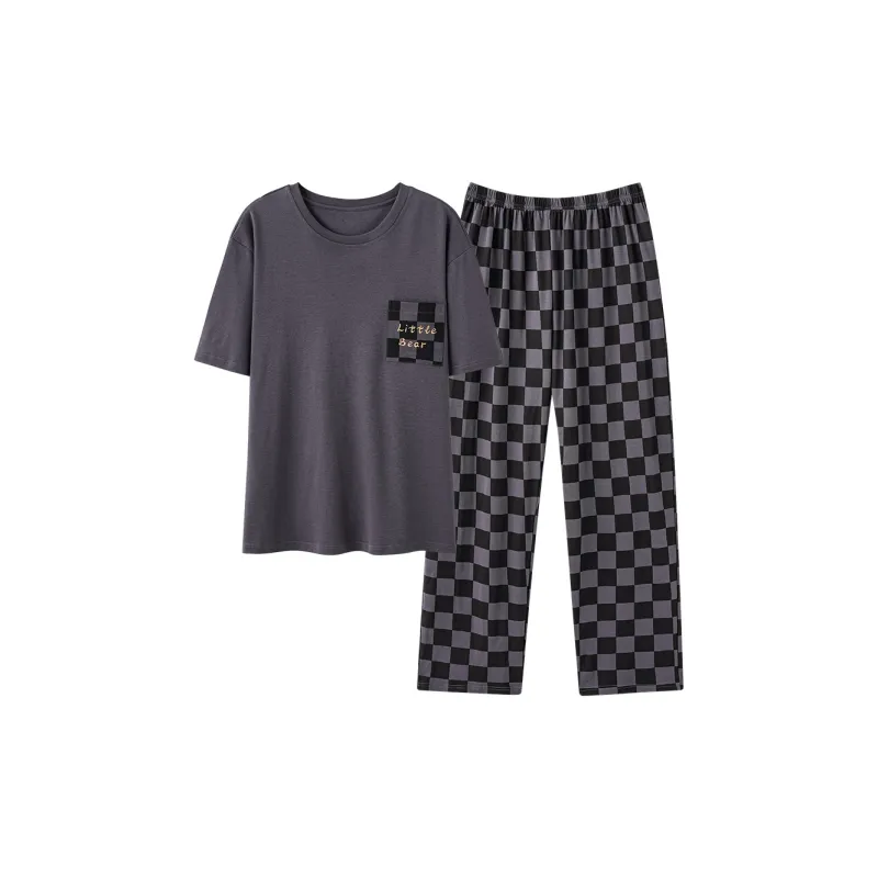 CAIHENGTONG Men Pajama Sets-24