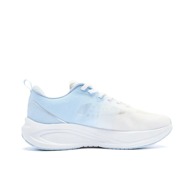 QIAODAN Phantom CITY Running Shoes Men Low Top Jordan White Glacier Blue-1