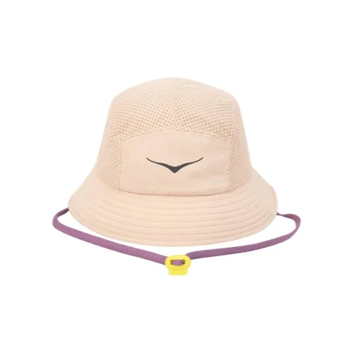 HOKA ONE ONE Polyester Bucket Hats Men's Beige