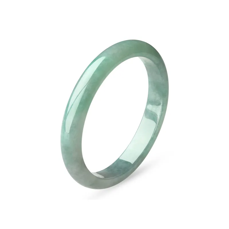 LAOMIAO Bean Type Jadeite Imperial Noble Lady Bangle Women's-1