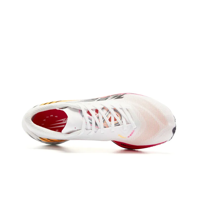 QIAODAN Flying Shadow PB4.0 Running Shoes Men Low Top Jordan White Neon Pink-3