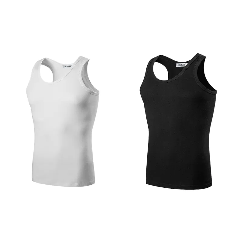 H YXIANG Men Tank Tops-7