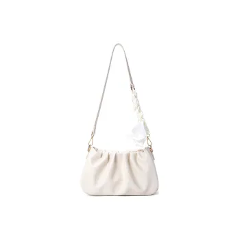 CLEVER& KETCH PU Cloud Bag Shoulder Bag Women's Ecru/Black