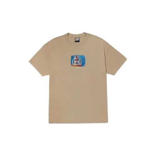 HUF Up To Co-branded Models T-Shirts Unisex Sand