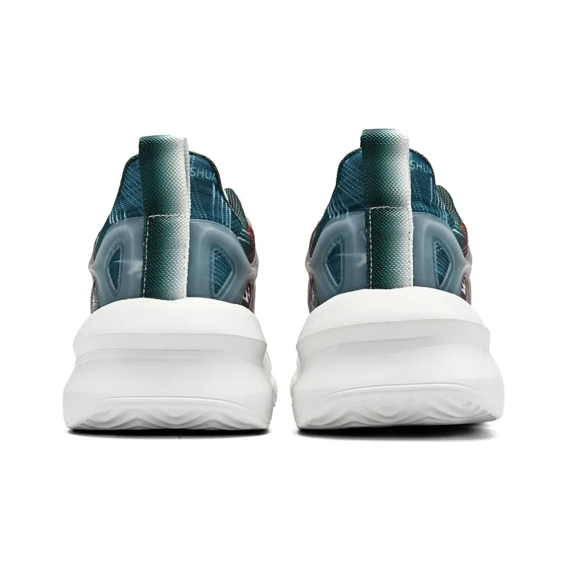 Binary Running Shoes Men Low Top Blue/Green-5