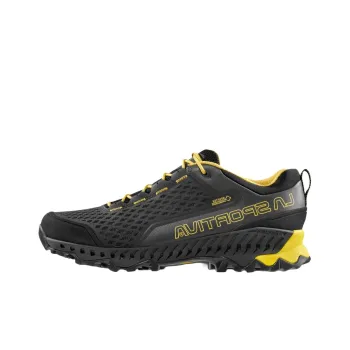 LA SPORTIVA Low Top Outdoor Shoes Men's Black Yellow