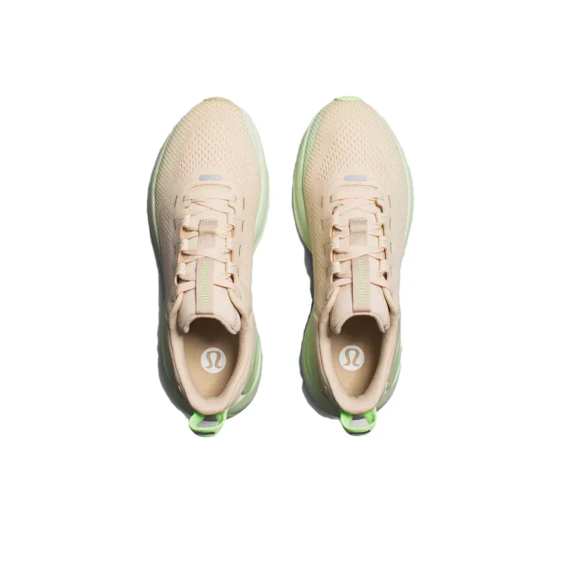 Lululemon Beyondfeel Trail Running Shoes Men Low Top Light Linen/Light Avocado Green/Neon Green-3