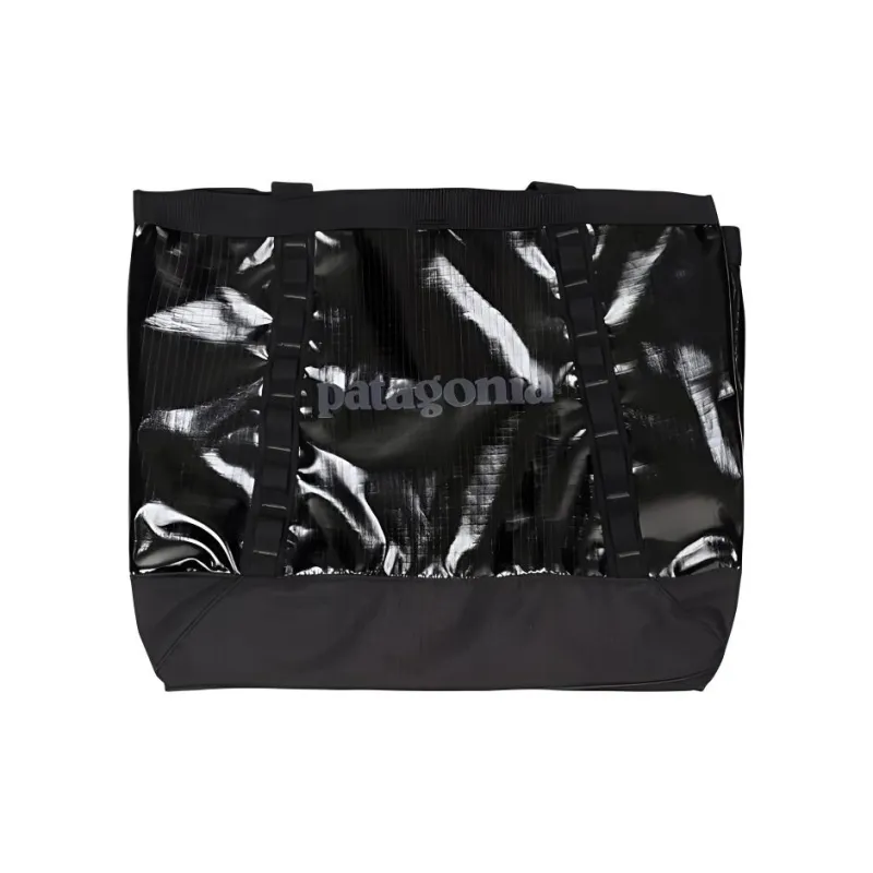 Patagonia Polyester Tote Bag, Shopping Bag, Handbag Regular Unisex Black-4