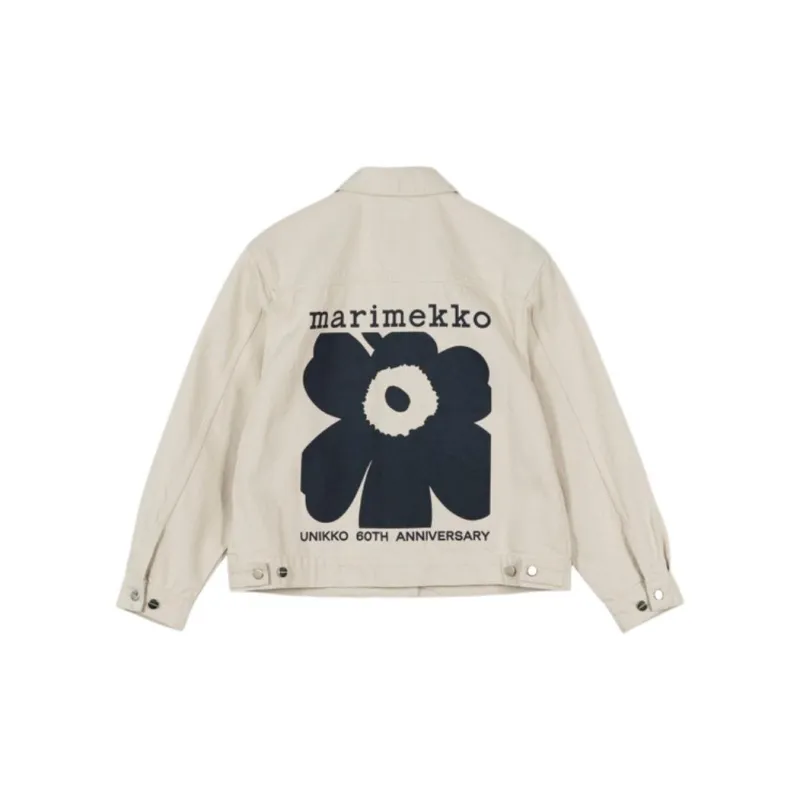 Marimekko Denim Jacket Women's Beige-1