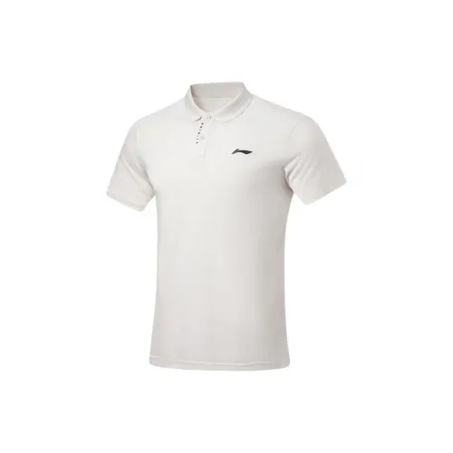 LINING Fitness Series Polo Shirts Men Heather Gray With A Hint Of Slate