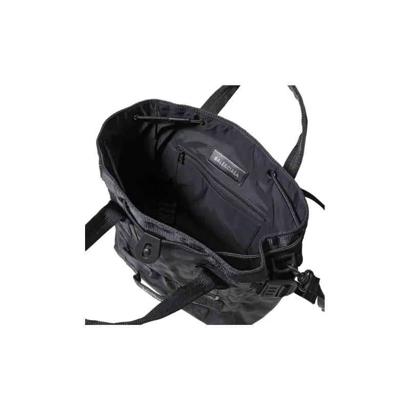 Balenciaga Army Recycled Nylon Portable Crossbody Bag Shoulder Bag Men's Black-2