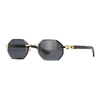 Cartier Geometric Frame Sunglasses