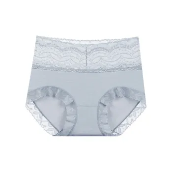 Flowers In Water Underpants Women's 1 Pack Dusty Blue