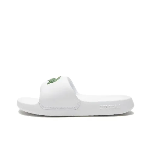 LACOSTE Slide Slippers Women's White